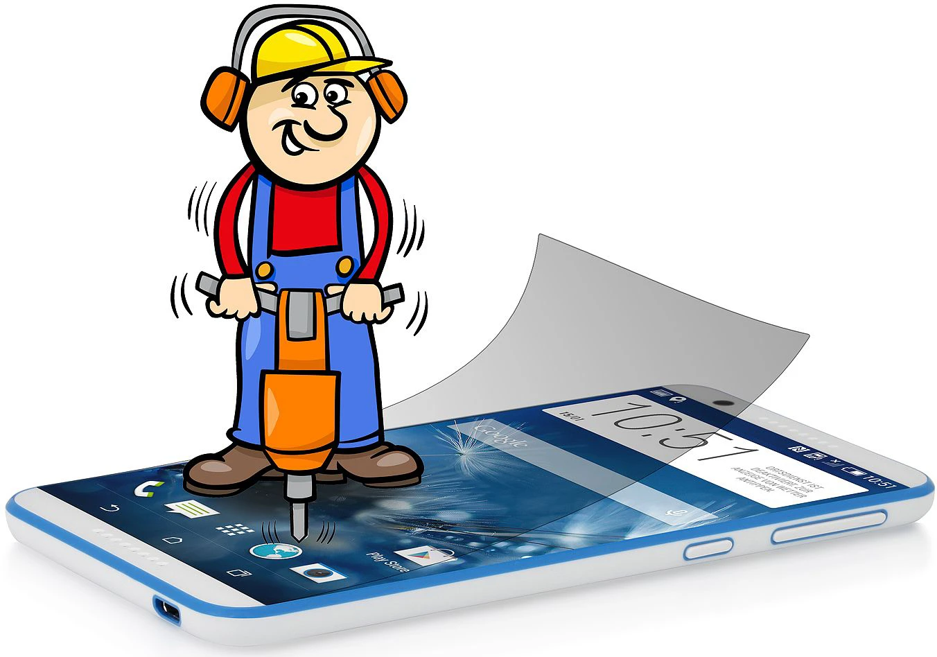 StilGut - Panzerglasfolie Für HTC Desire 820 Mini (2er-Pack) 3 StilGut - Panzerglasfolie Für HTC Desire 820 Mini (2er-Pack) – Bild 3