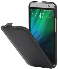 StilGut - UltraSlim Case Für HTC One M8 / M8s Aus Leder -Outlet STILGUT Store htc one m8 huelle stilgut ultraslim schwarz nappa