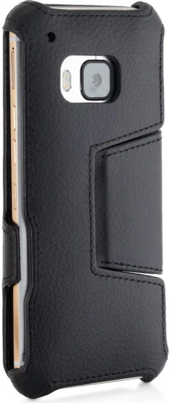 StilGut - Handyhülle Für HTC One M9 "UltraSlim" Mit Standfunktion -Outlet STILGUT Store htc one m9 case stdf v2 schw 07