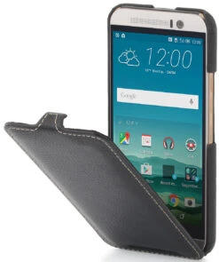 StilGut - Handyhülle Für HTC One M9 "UltraSlim" Aus Leder -Outlet STILGUT Store htc one m9 case us schw 01 1