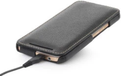StilGut - Handyhülle Für HTC One M9 "UltraSlim" Aus Leder -Outlet STILGUT Store htc one m9 case us schw 03