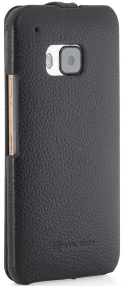 StilGut - Handyhülle Für HTC One M9 "UltraSlim" Aus Leder -Outlet STILGUT Store htc one m9 case us schw 06