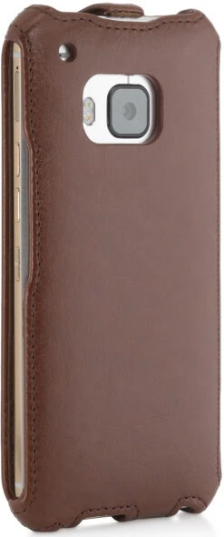 StilGut - Handyhülle Für HTC One M9 "Slim Case" -Outlet STILGUT Store htc one m9 slimcase cognac 5 1
