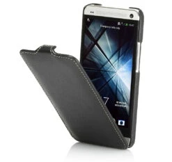 StilGut - UltraSlim Case Für HTC One Aus Leder -Outlet STILGUT Store htc one us schw 01 ohne 1