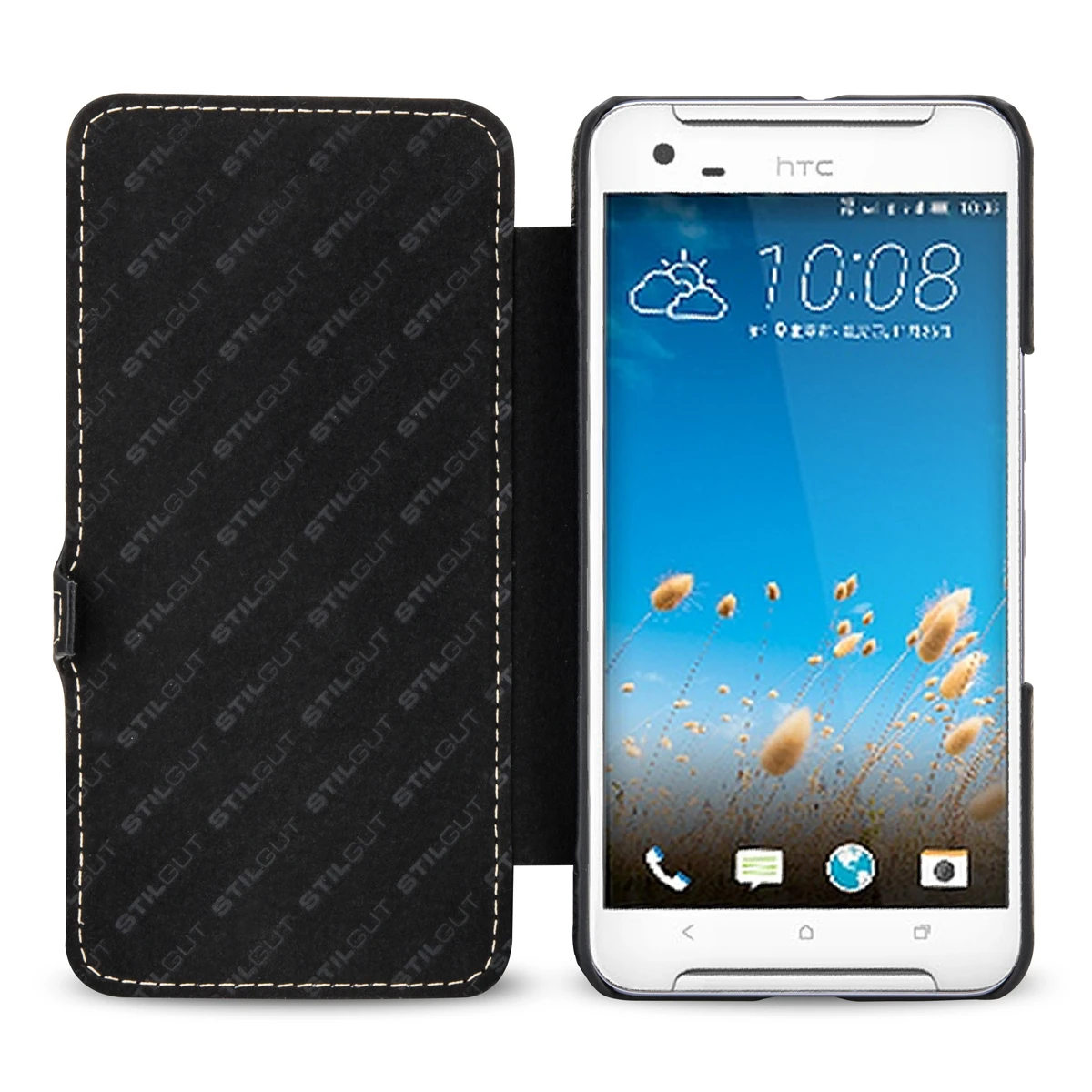 StilGut - HTC One X9 Tasche Book Type Aus Leder Mit Clip 2 StilGut - HTC One X9 Tasche Book Type Aus Leder Mit Clip – Bild 2