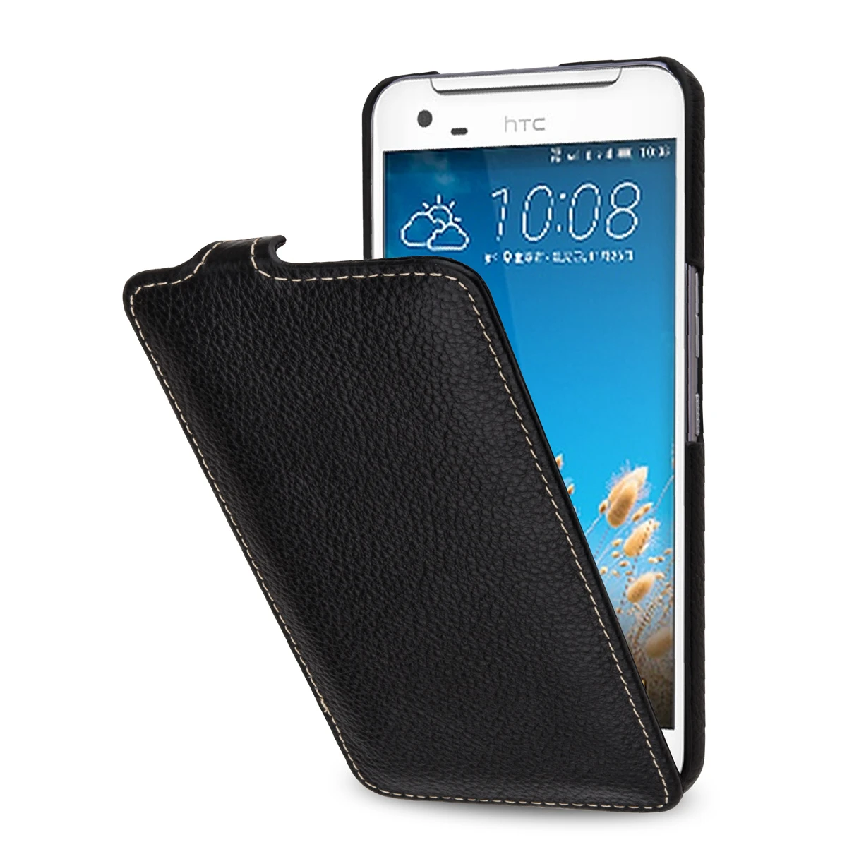 StilGut - HTC One X9 Hülle UltraSlim Aus Leder 1 StilGut - HTC One X9 Hülle UltraSlim Aus Leder