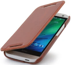 StilGut - Ledertasche "Book Type" Für HTC One Mini 2 21 StilGut - Ledertasche "Book Type" Für HTC One Mini 2 -Outlet STILGUT Store htc one mini 2 tasche cognac 01