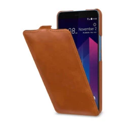 StilGut - HTC U11+ Hülle UltraSlim -Outlet STILGUT Store htc u11 plus huelle ultraslim cognac 01 w