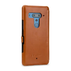 StilGut - HTC U12+ Tasche Book Type Mit Clip -Outlet STILGUT Store htc u12 plus tasche book type mit clip cognac w 05
