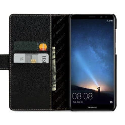 StilGut - Huawei Mate 10 Lite Hülle Talis Mit Kreditkartenfach -Outlet STILGUT Store huawei mate 10 lite huelle talis mit kreditkartenfach schwarz 1 1