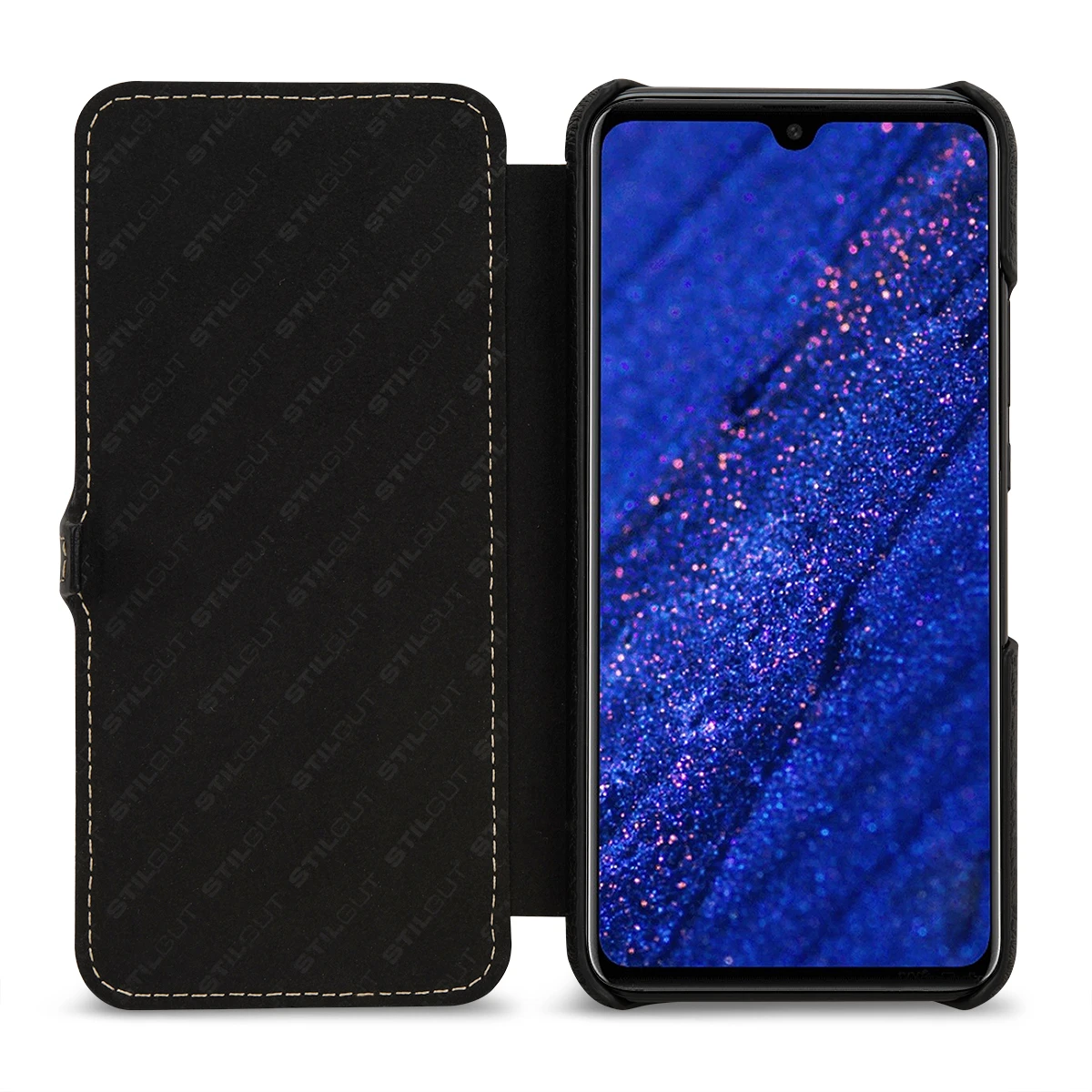 StilGut - Huawei Mate 20 Lite Tasche Book Type Mit Clip – Bild 2