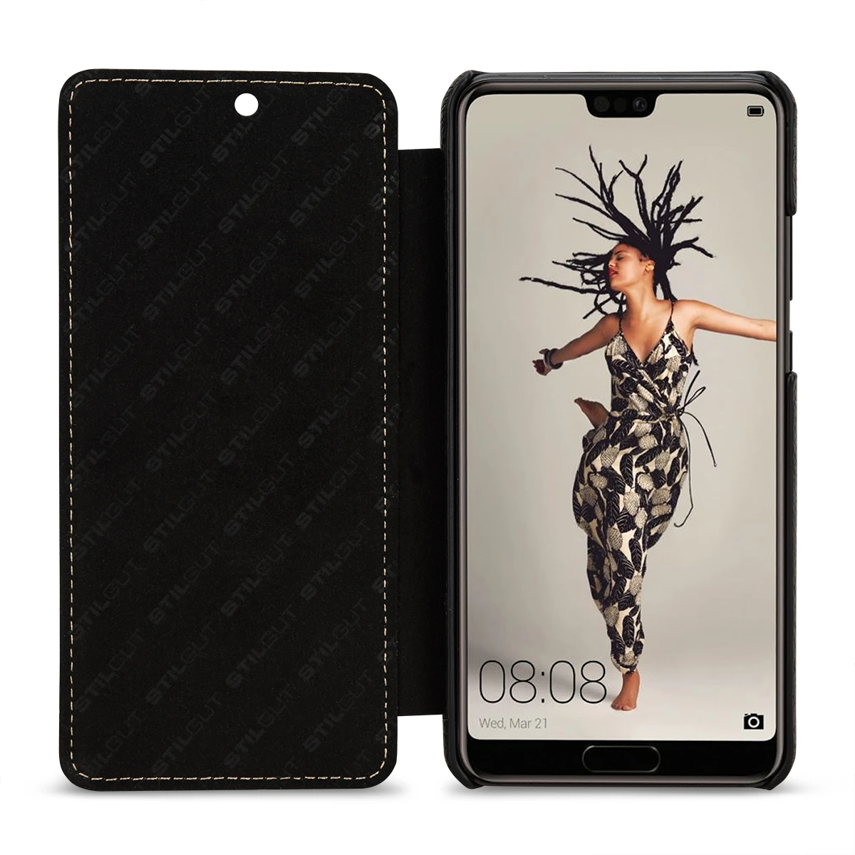 StilGut - Huawei P20 Case Book Type Ohne Clip 2 StilGut - Huawei P20 Case Book Type Ohne Clip – Bild 2