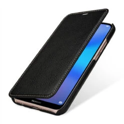 StilGut - Huawei P20 Lite Case Book Type Ohne Clip -Outlet STILGUT Store huawei p20 lite case book type schwarz 01 w 1