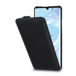 StilGut - Huawei P30 Pro Hülle UltraSlim -Outlet STILGUT Store huawei p30 pro huelle ultraslim schwarz nappa td 01