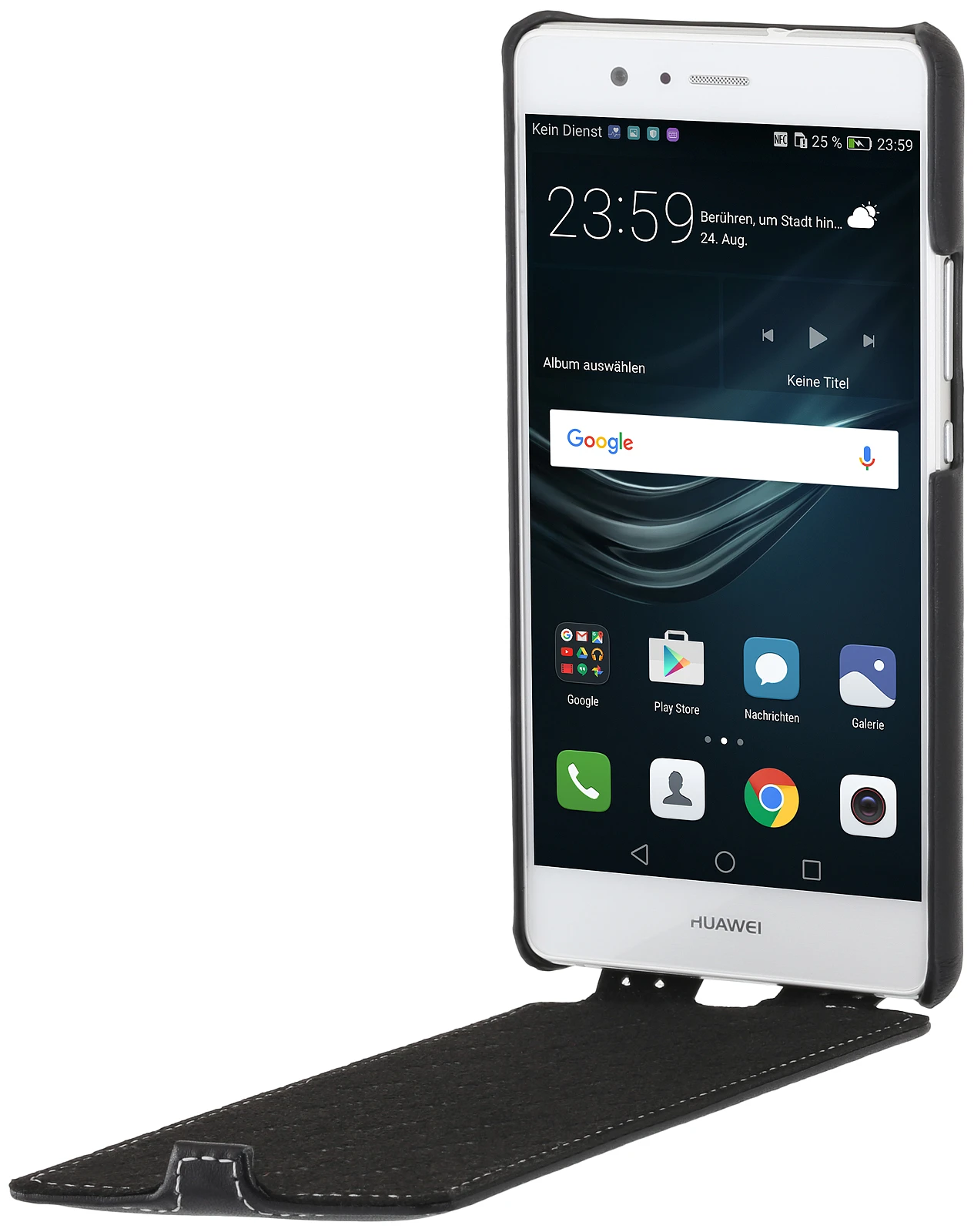 StilGut - Huawei P9 Lite Hülle UltraSlim Aus Leder 3 StilGut - Huawei P9 Lite Hülle UltraSlim Aus Leder – Bild 3