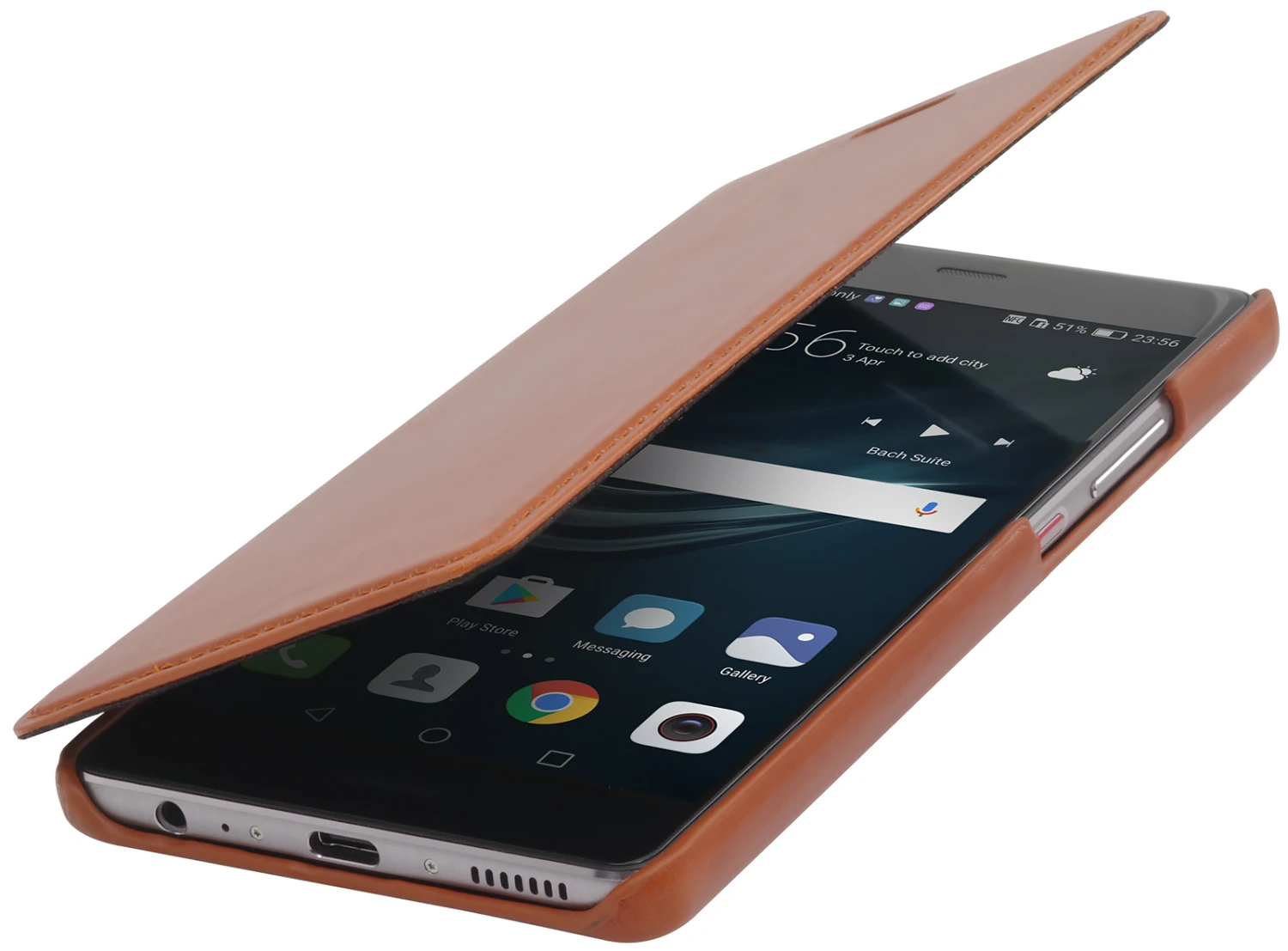 StilGut - Huawei P9 Plus Case Book Type Ohne Clip