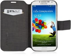StilGut - Tasche Mit Standfunktion Für Samsung Galaxy S4 I9500 17 StilGut - Tasche Mit Standfunktion Für Samsung Galaxy S4 I9500 -Outlet STILGUT Store huelle galaxy s4 standf schw 09
