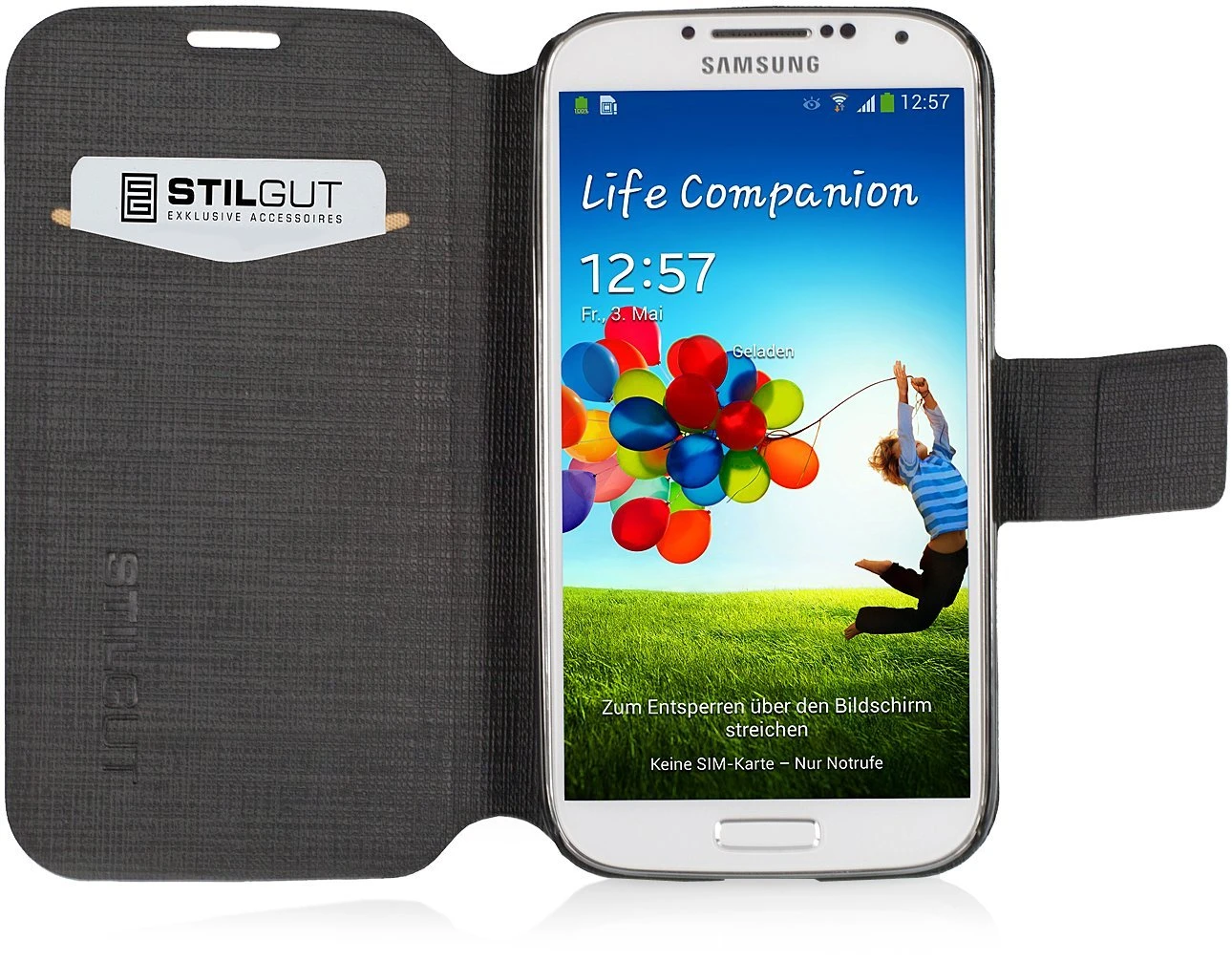 StilGut - Tasche Mit Standfunktion Für Samsung Galaxy S4 I9500 9 StilGut - Tasche Mit Standfunktion Für Samsung Galaxy S4 I9500 – Bild 9