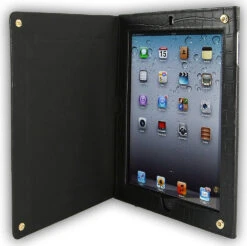StilGut - Ledertasche "Croco" Für IPad 2 Aus Leder 17 StilGut - Ledertasche "Croco" Für IPad 2 Aus Leder -Outlet STILGUT Store ipad 2 tasche croco schw 09