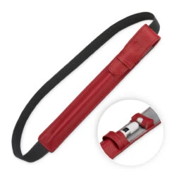 StilGut - IPad 2018 Pencil-Halter Mit Lightning Adapter-Fach & Lasche -Outlet STILGUT Store ipad 2018 pencil halter mit lightning adapter fach lasche rot 01