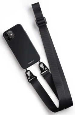 StilGut - Handykette Für IPhone 12 -Outlet STILGUT Store iphone 12 lanyard case black 01 1