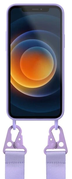 StilGut - Handykette Für IPhone 12 Mini 8 StilGut - Handykette Für IPhone 12 Mini -Outlet STILGUT Store iphone 12 mini lanyard case purple 03