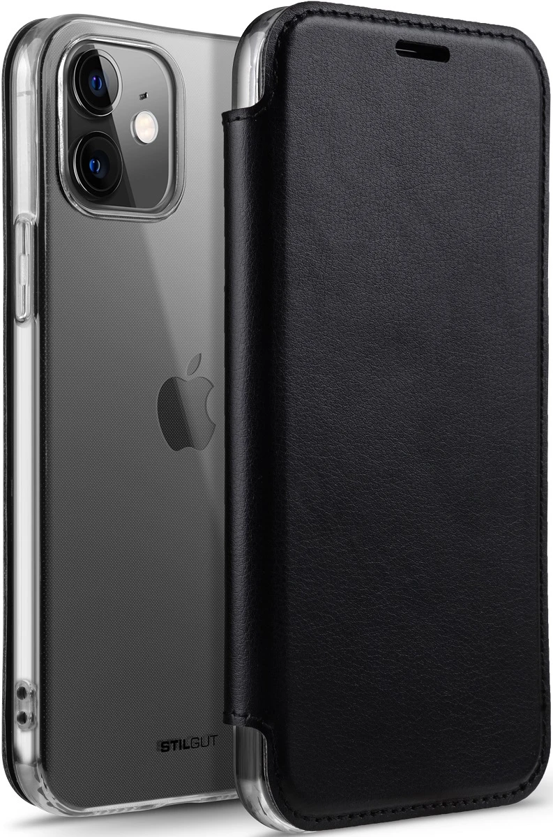 StilGut - IPhone 12 Mini NFC/RFID Blocking Hülle 1 StilGut - IPhone 12 Mini NFC/RFID Blocking Hülle