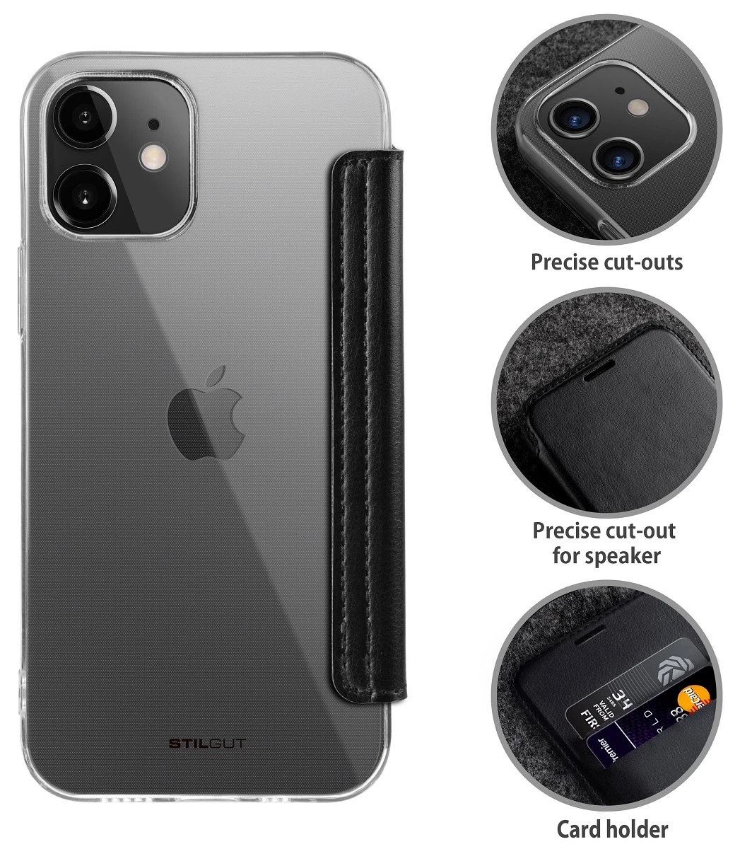 StilGut - IPhone 12 NFC/RFID Blocking Hülle 2 StilGut - IPhone 12 NFC/RFID Blocking Hülle – Bild 2