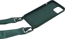 StilGut - Handykette Für IPhone 13 Mini -Outlet STILGUT Store iphone 13 mini lanyard case dark green 04