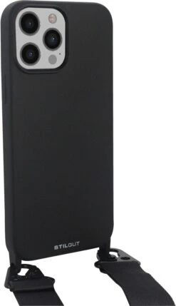 StilGut - Handykette Für IPhone 13 Pro Max 13 StilGut - Handykette Für IPhone 13 Pro Max -Outlet STILGUT Store iphone 13 pro max lanyard case black 01 1