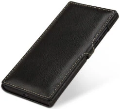 StilGut - Handyhülle Für BlackBerry Leap "Book Type" Mit Clip 12 StilGut - Handyhülle Für BlackBerry Leap "Book Type" Mit Clip -Outlet STILGUT Store leap cover bt mc schw 03