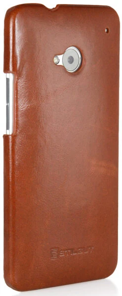 StilGut - Cover Aus Leder Für HTC One 15 StilGut - Cover Aus Leder Für HTC One -Outlet STILGUT Store ledercover htc one cognac 02
