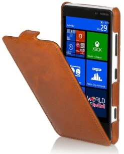 StilGut - UltraSlim Case Für Nokia Lumia 720 Aus Leder -Outlet STILGUT Store ledertasche nokia lumia 720 cognac 10
