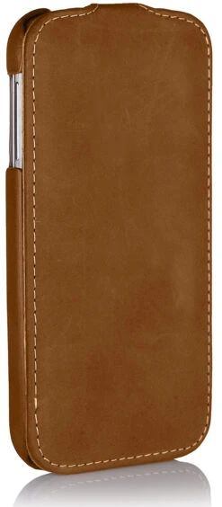 StilGut - UltraSlim Case Für Samsung Galaxy S4 I9500 & I9505 Old Style -Outlet STILGUT Store ledertasche samsung s4 braun 04