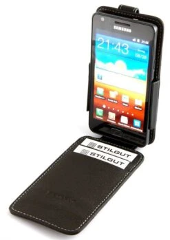 StilGut - UltraSlim Case Für Galaxy S2 I9100 & Galaxy S2 Plus I9105 -Outlet STILGUT Store ledertasche samsung galaxy s2 schw 30