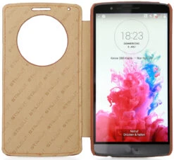 StilGut - Ledertasche "Book Type" Für LG G3 Mit Sichtfenster -Outlet STILGUT Store lg g3 case sichtf cog 08