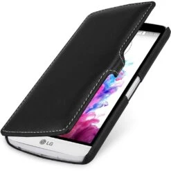 StilGut - Handyhülle Für LG G3 Stylus "Book Type" Mit Clip Aus Leder -Outlet STILGUT Store lg g3 stylus cover bt schwn 01