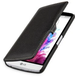 StilGut - Handyhülle Für LG G3 Stylus "Book Type" Mit Clip Aus Leder