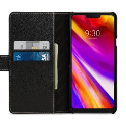 StilGut - LG G7 ThinQ Hülle Talis Mit Kreditkartenfach -Outlet STILGUT Store lg g7 thinq huelle talis mit kartenfachern schwarz 1 1