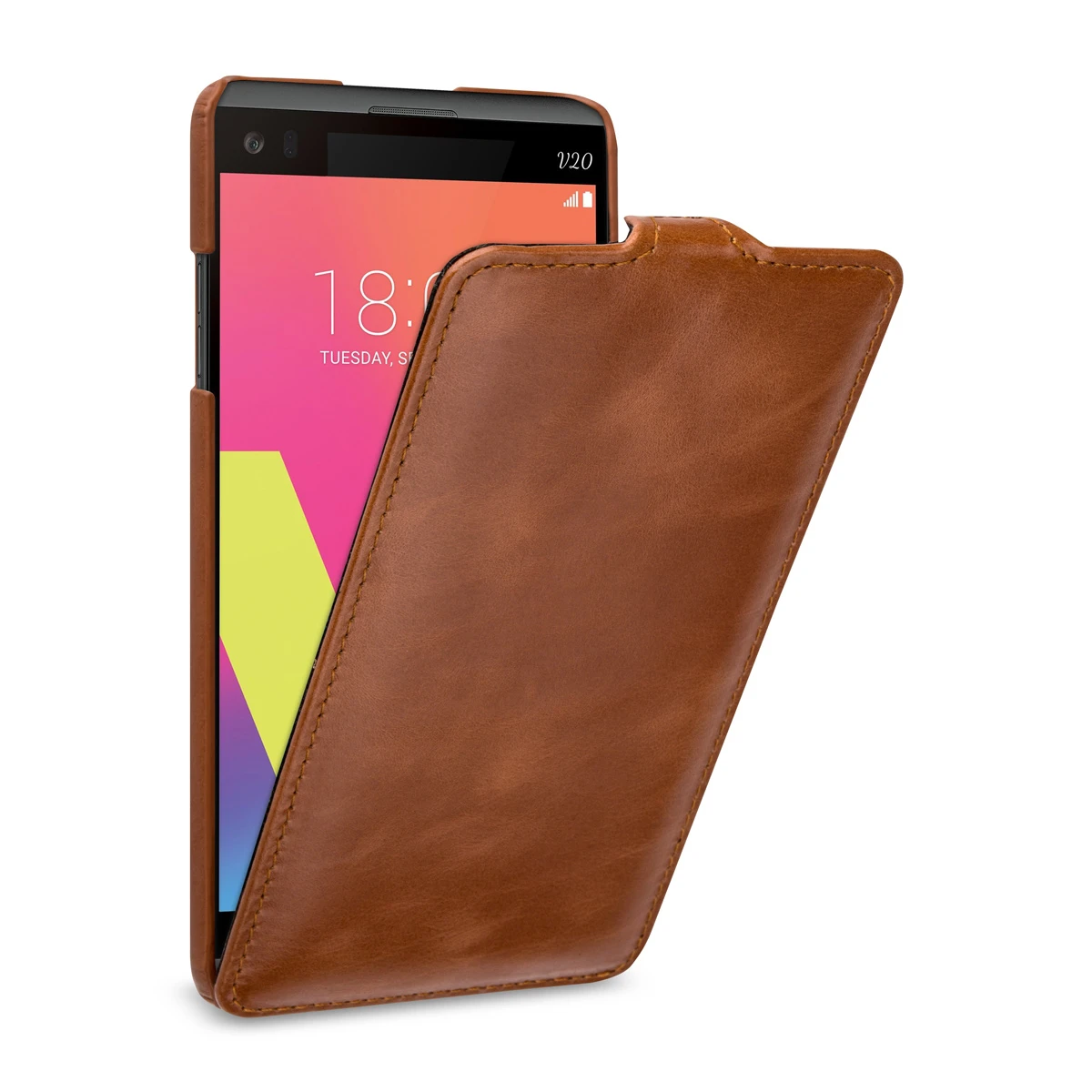 StilGut - LG V20 Hülle UltraSlim Aus Leder 8 StilGut - LG V20 Hülle UltraSlim Aus Leder – Bild 8
