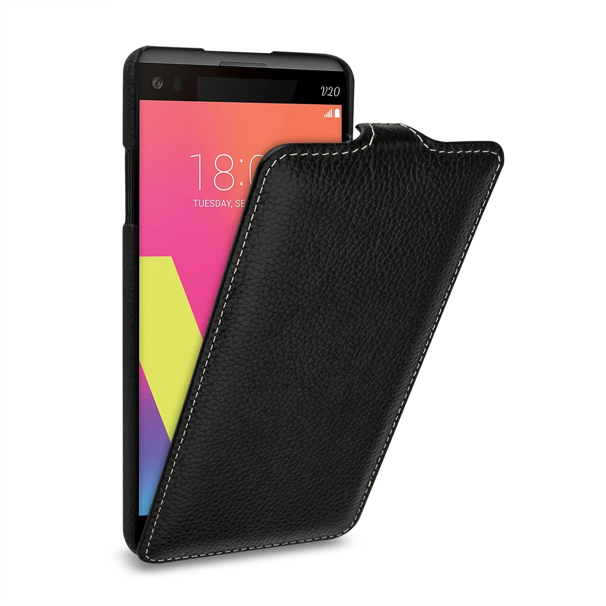 StilGut - LG V20 Hülle UltraSlim Aus Leder 7 StilGut - LG V20 Hülle UltraSlim Aus Leder – Bild 7