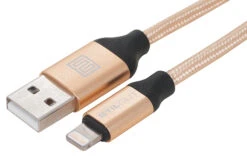 StilGut - Lightning Kabel Premium (Apple MFi Zertifiziert) 2 M -Outlet STILGUT Store lightning kabel premium 2 m gold 01