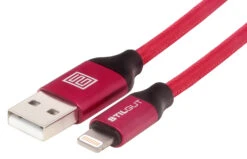 StilGut - Lightning Kabel Premium (Apple MFi Zertifiziert) 1m -Outlet STILGUT Store lightning kabel premium rot 01