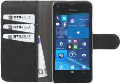 StilGut - Lumia 550 Hülle Talis Mit Standfunktion -Outlet STILGUT Store lumia 550 huelle stilgut talis mit standfunktion s 1