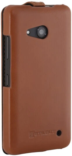 StilGut - Lumia 550 Hülle UltraSlim Aus Leder -Outlet STILGUT Store lumia 550 cover us cog 06