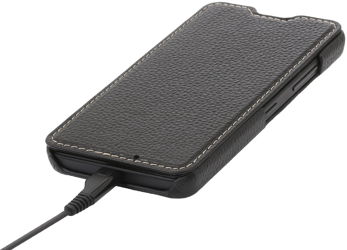 StilGut - Lumia 550 Case Book Type Aus Leder Ohne Clip 3 StilGut - Lumia 550 Case Book Type Aus Leder Ohne Clip – Bild 3