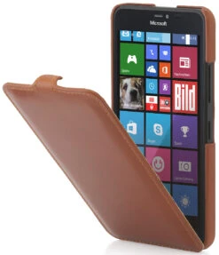 StilGut - Handyhülle Für Lumia 640 XL "UltraSlim" Aus Leder -Outlet STILGUT Store lumia 640xl case us cog 01 1