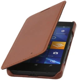StilGut - Lumia 950 Case Book Type Aus Leder Ohne Clip -Outlet STILGUT Store lumia 950 tasche bt oc cog 01