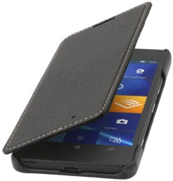 StilGut - Lumia 950 Case Book Type Aus Leder Ohne Clip -Outlet STILGUT Store lumia 950 tasche bt oc schw 01 1