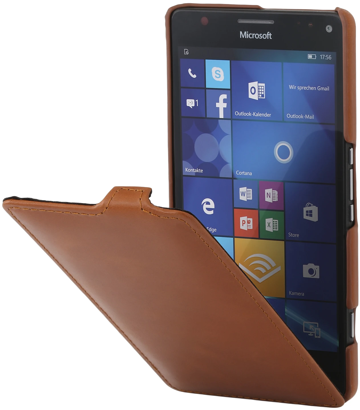 StilGut - Lumia 950 XL Hülle UltraSlim Aus Leder 11 StilGut - Lumia 950 XL Hülle UltraSlim Aus Leder – Bild 11